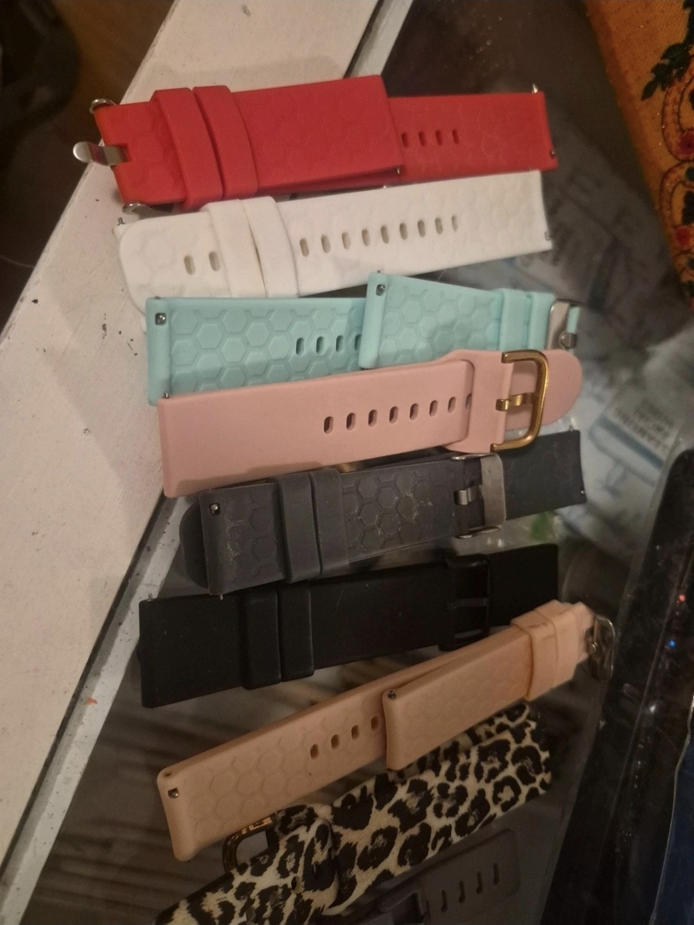 Silicone Replacement Watch Bands - Multi-Color Pack